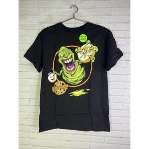 Krispy Kreme Ghostbusters Slimer GLOW in the Dark Limited Edition T-Shirt Size M
